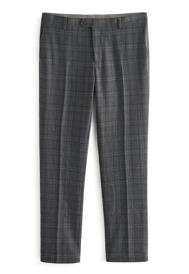 SIGNATURE  RICH CHECK SUIT TROUSERS SLIM FIT - Next - View 1