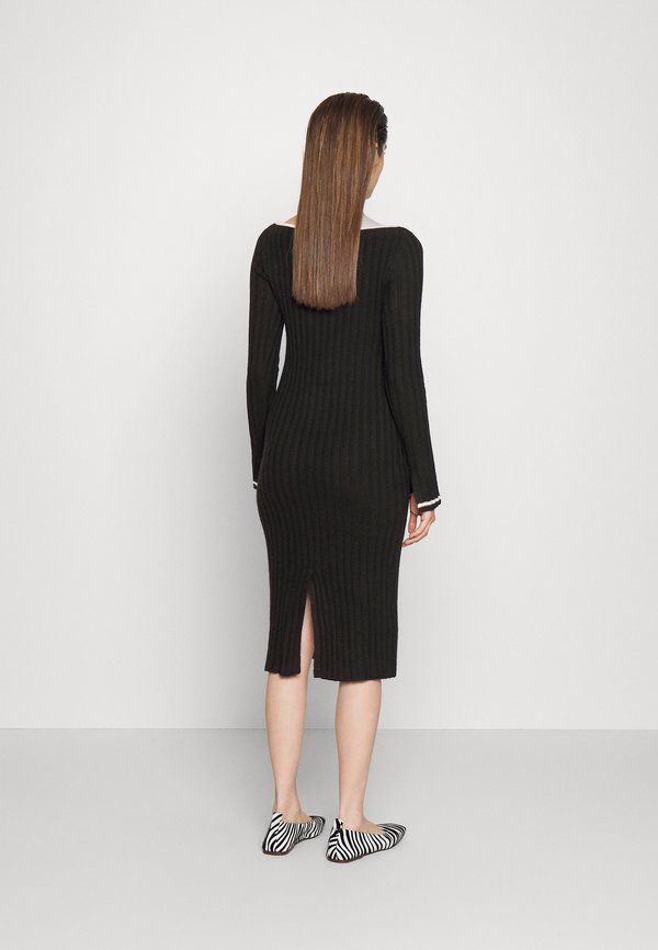 pure cashmere BOAT NECK DRESS