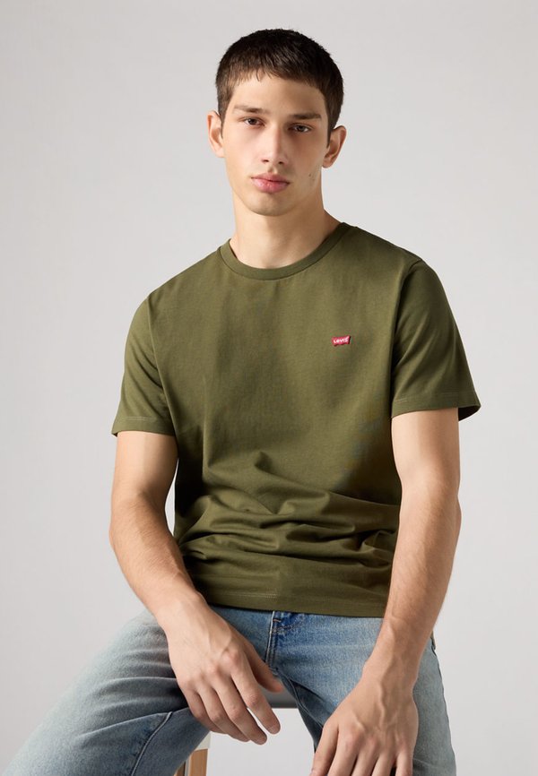 Levi's® ORIGINAL HOUSEMARK TEE - Basic T-shirt - cedar olive