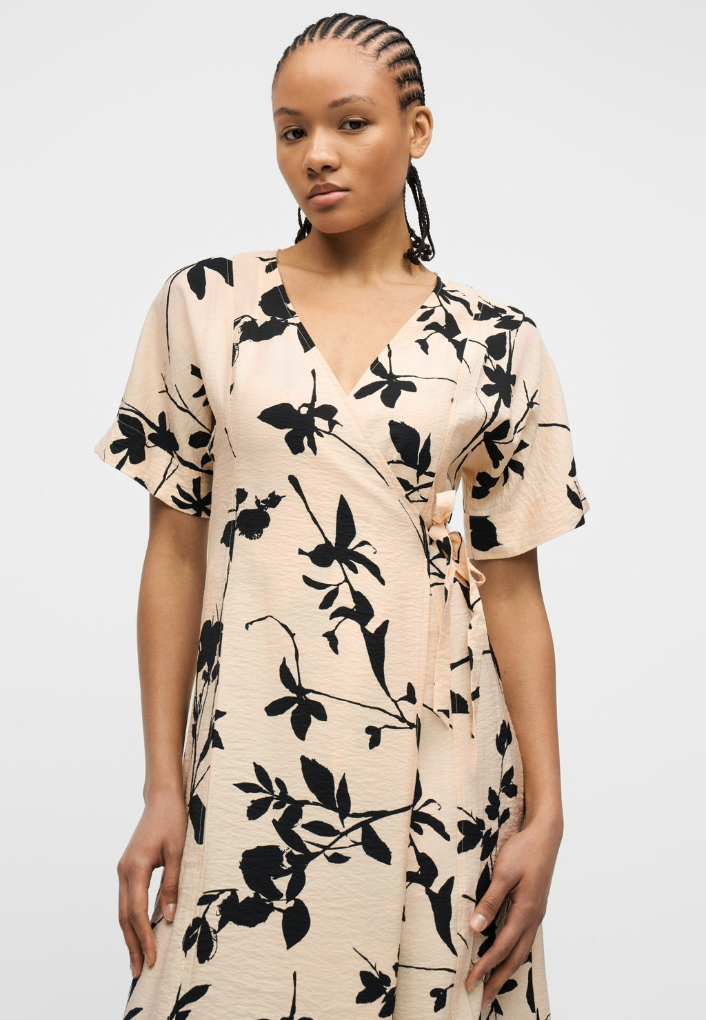 Object Maxi Short Sleeve Wrap