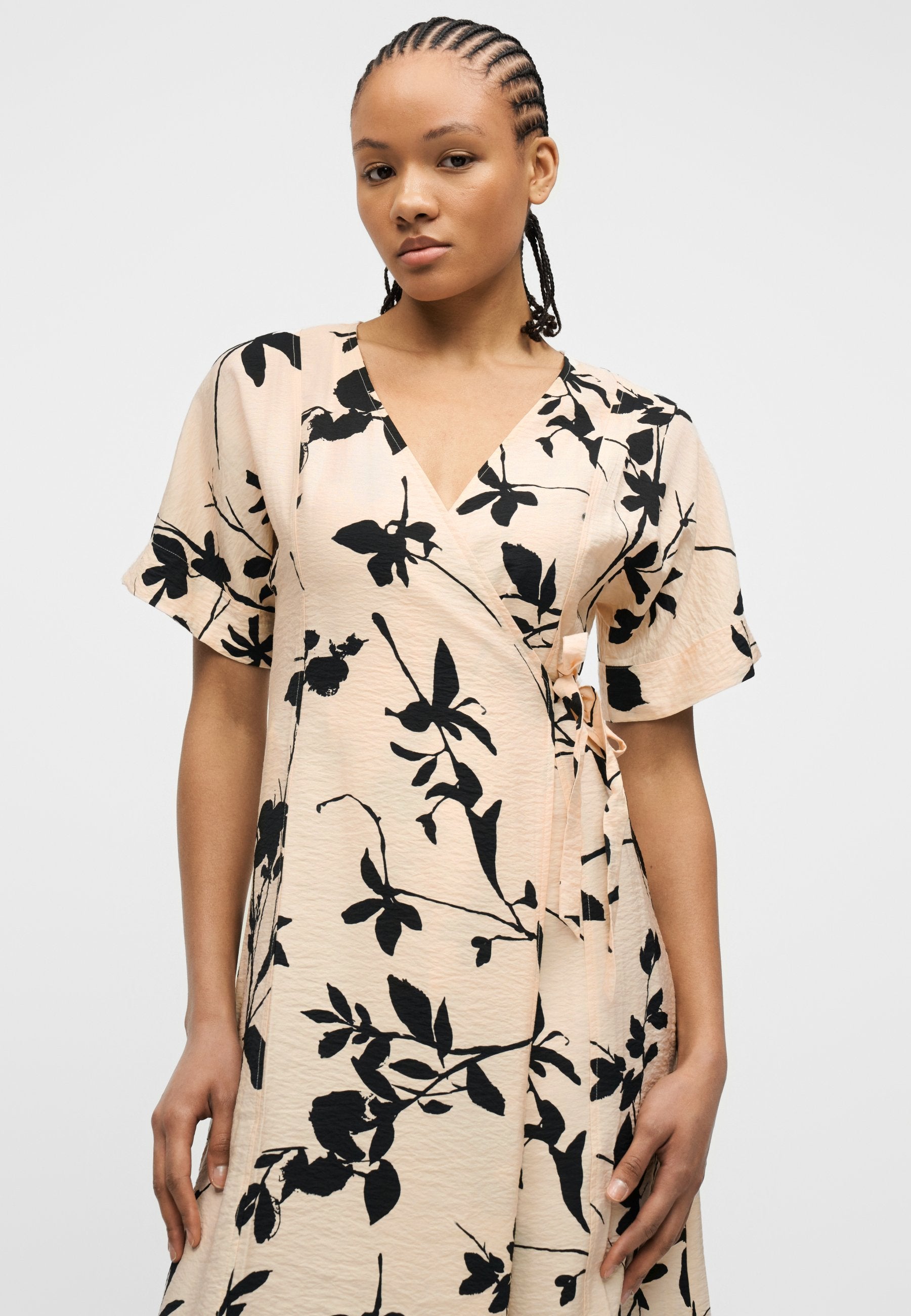 Object Maxi Short Sleeve Wrap