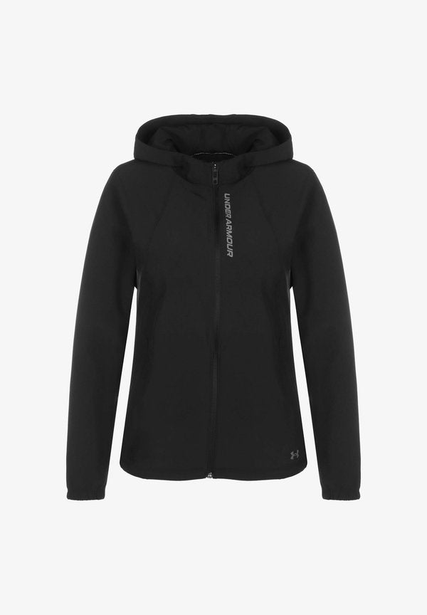 Under Armour OUTRUN THE STORM - Training jacket - black reflective reflective