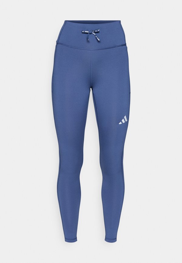 adidas Performance RUN ESS 1/1 L - Running tights - tech indigo