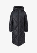 s.Oliver MIT  UND STEPPMUSTER - Winter coat - schwarz