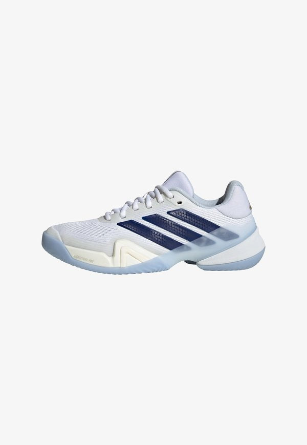 adidas Performance BARRICADE 14 W - Multicourt tennis shoes - cloud white   cyber metallic   dark blue