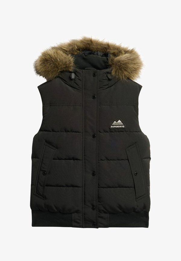 Superdry & Co EVEREST - Waistcoat - black