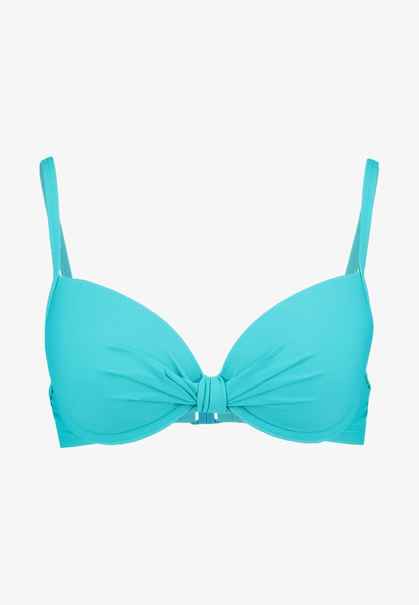 s.Oliver PADD WIRE - Bikini top - turquoise