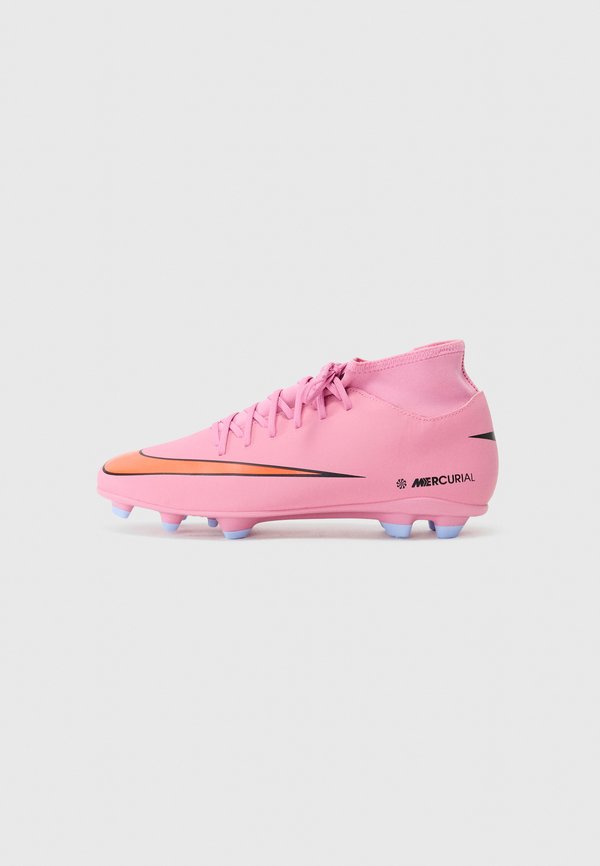 Nike Performance 10 CLUB FG/MG - Football boots artificial grass - magic flamingo/black/total crimson
