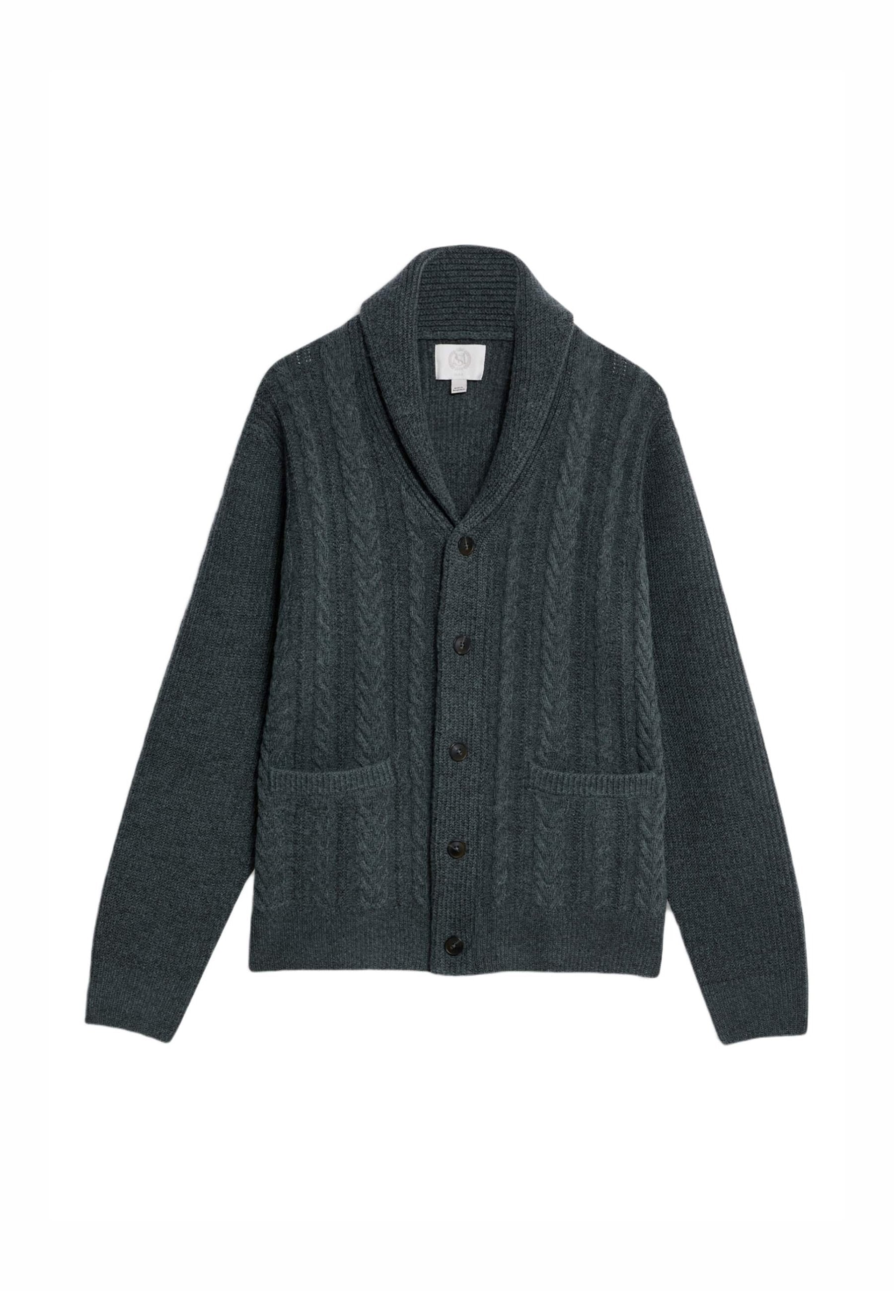 Marks & Spencer CABLE SHAWL COLLAR