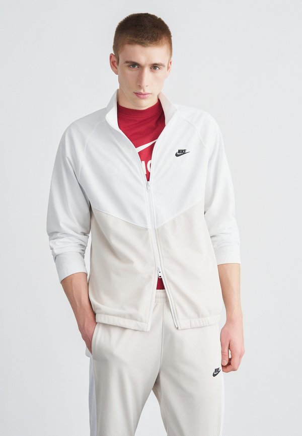 Nike Sportswear SET - Tracksuit - white/grey