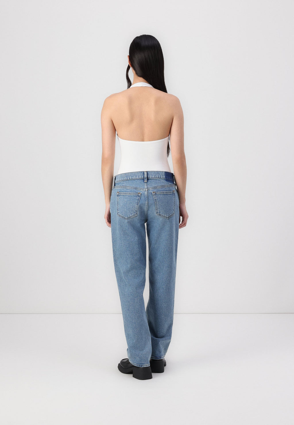 Abercrombie & Fitch Mid Rise 90s Straight Jean