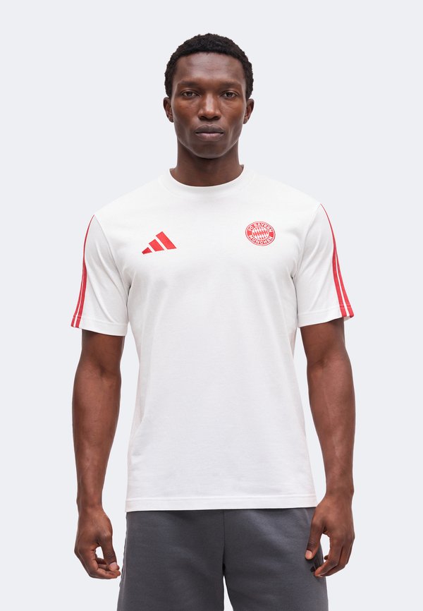 adidas Performance FC BAYERN MUENCHEN DNA - Club wear - white/better scarlet