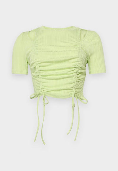Even&Odd by Zalando CROP TOP  PULL LACES