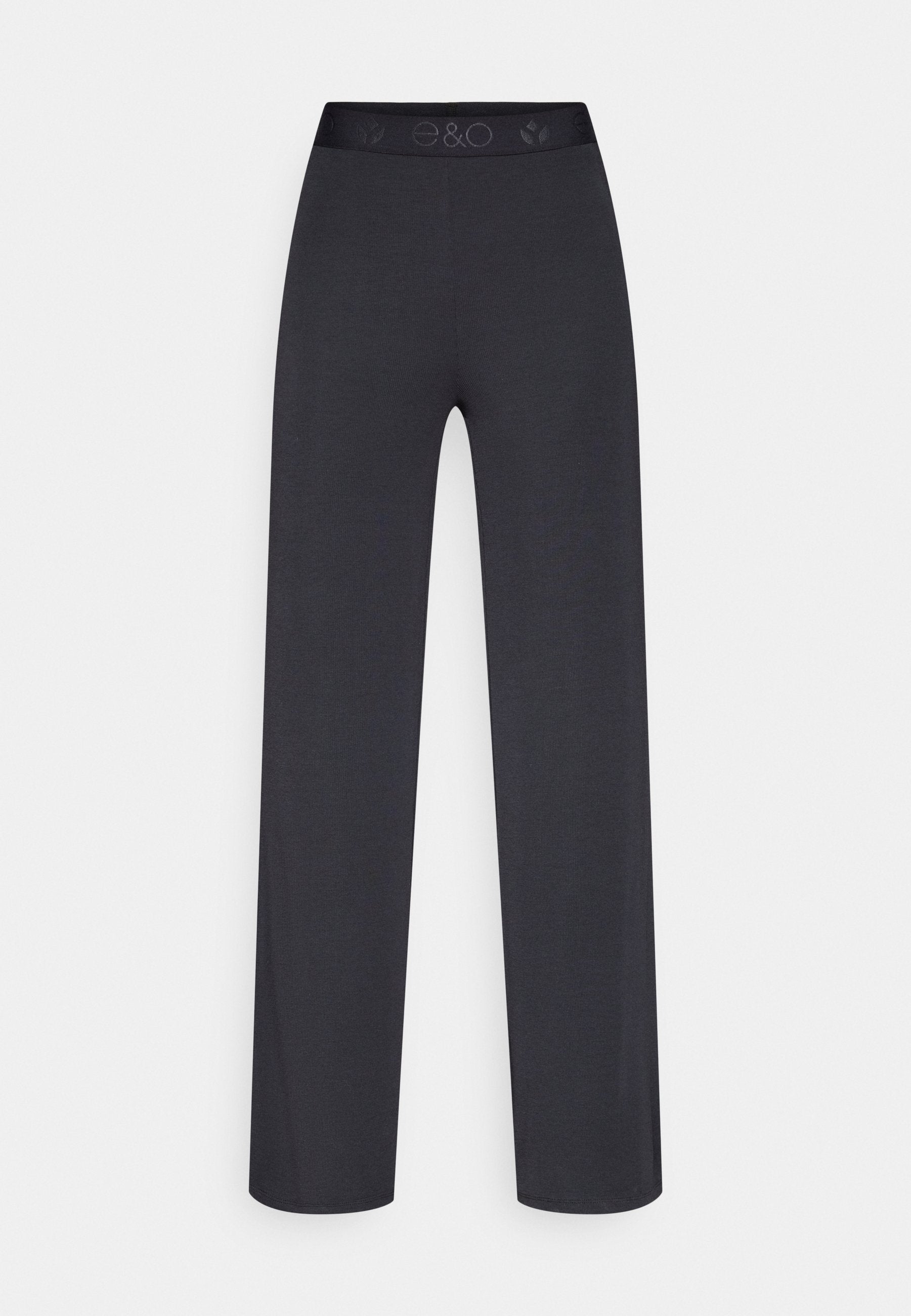 Even&Odd active FLARED  LEG MID RISE FINE RIB TROUSERS