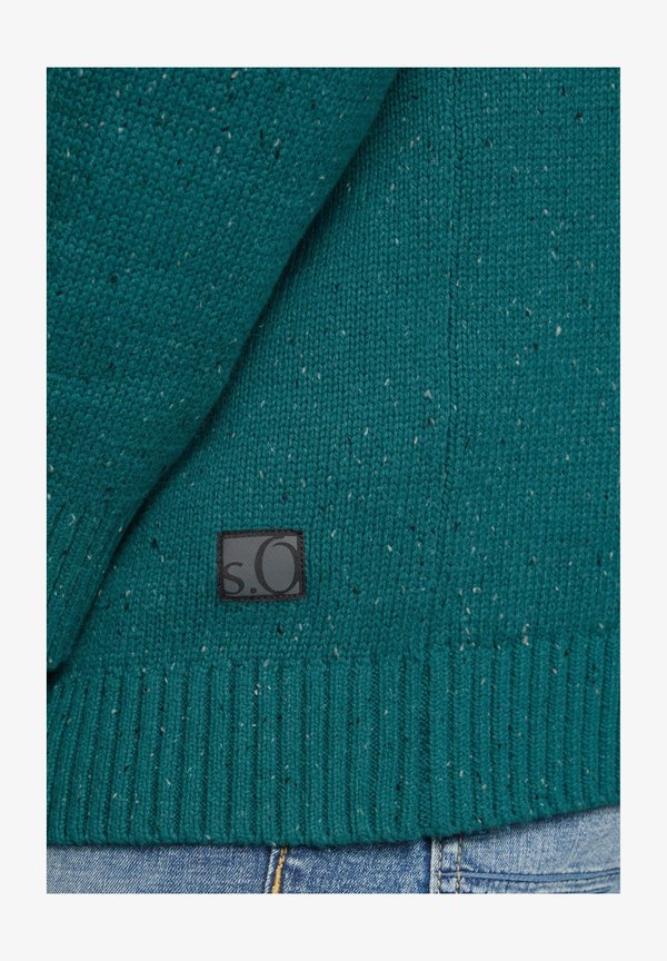 s.Oliver CREW-NECK - Jumper - petrol