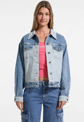 Guess TRUCKER - Denim jacket - himmelblau
