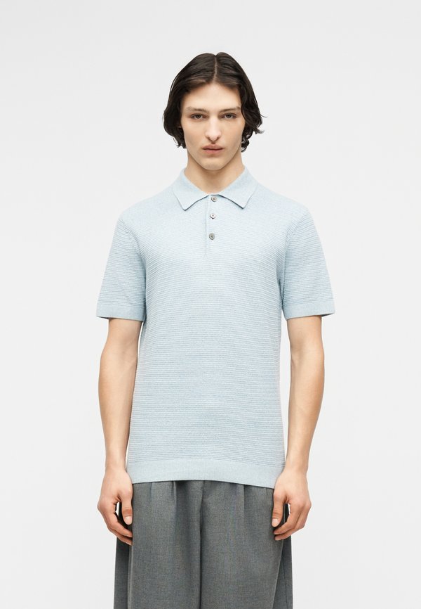 Jack & Jones JPRBLURILEY KNIT POLO SS SN - Polo shirt - Blue