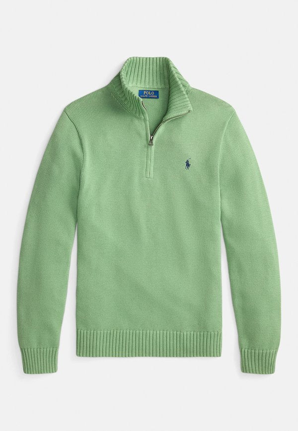 Polo Ralph Lauren COTTON QUARTER-ZIP MOCKNECK SWEATER