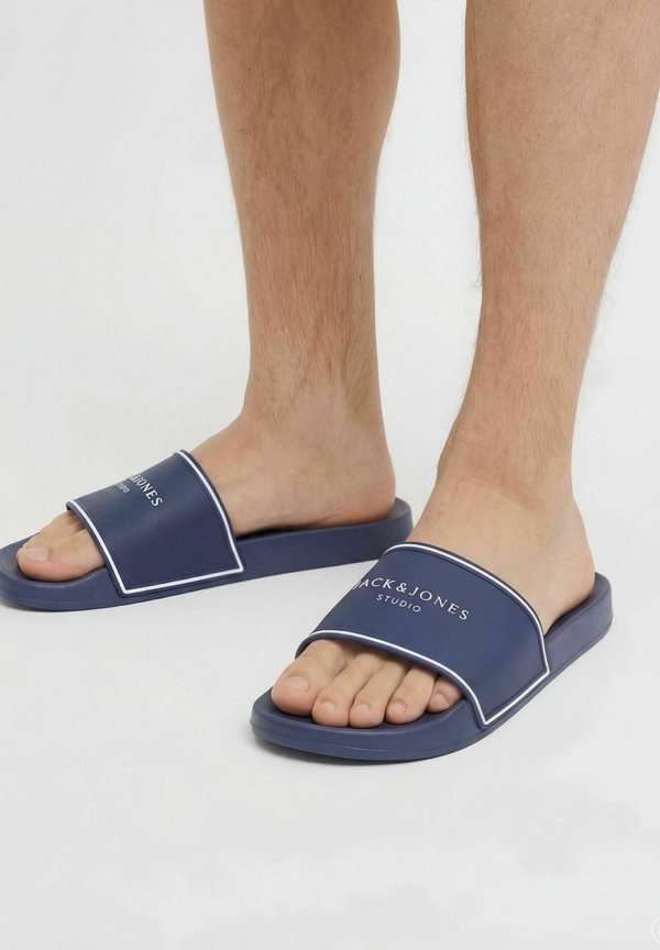 Jack & Jones Pool sliders Pool sliders - Pool slides - navy peony