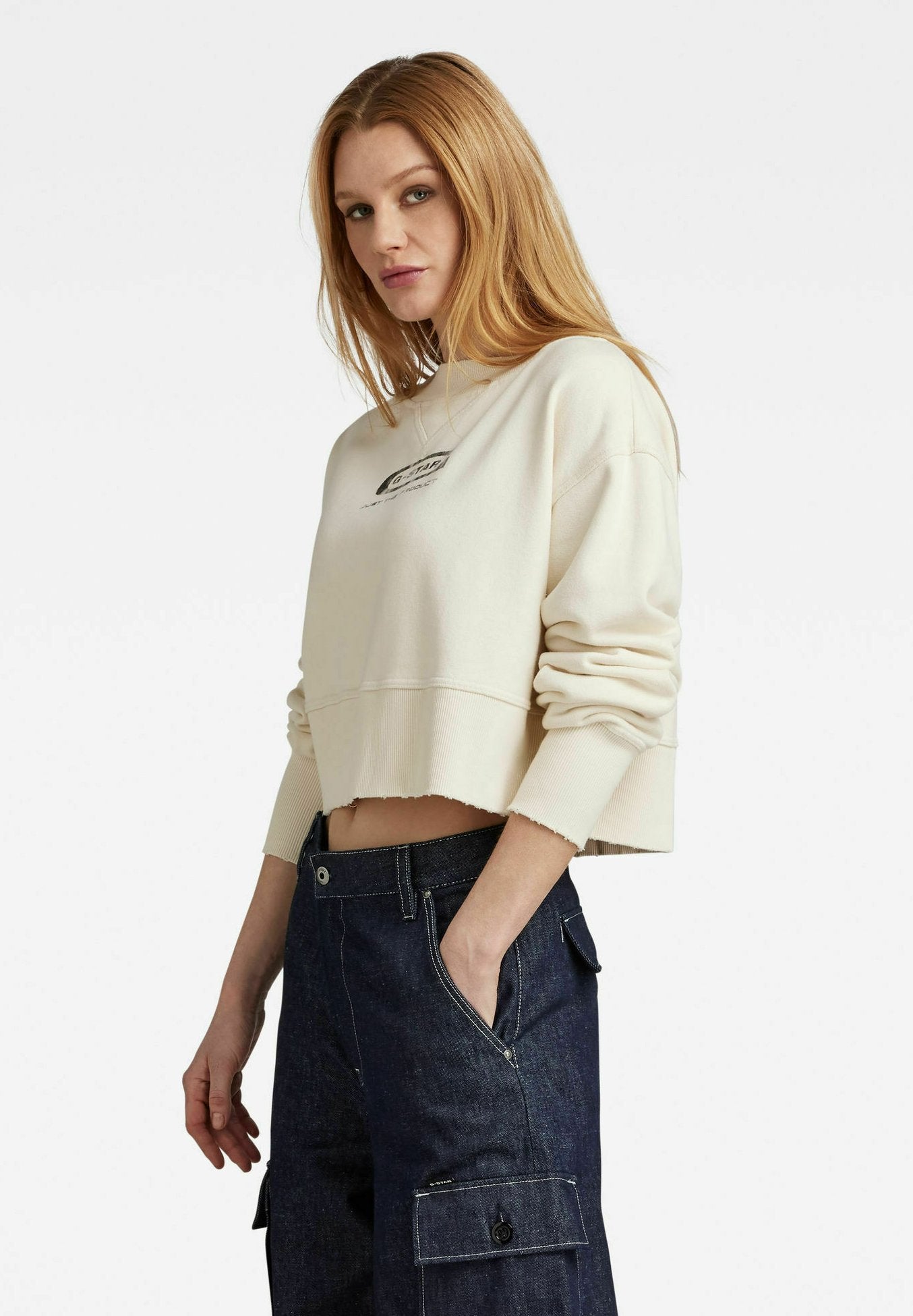 VINTAGE CROPPED LOGO LOOSE Media 6
