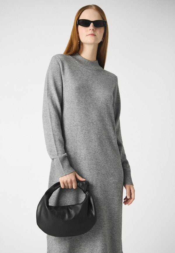 VILA VIRIL CREW NECK MIDI DRESS