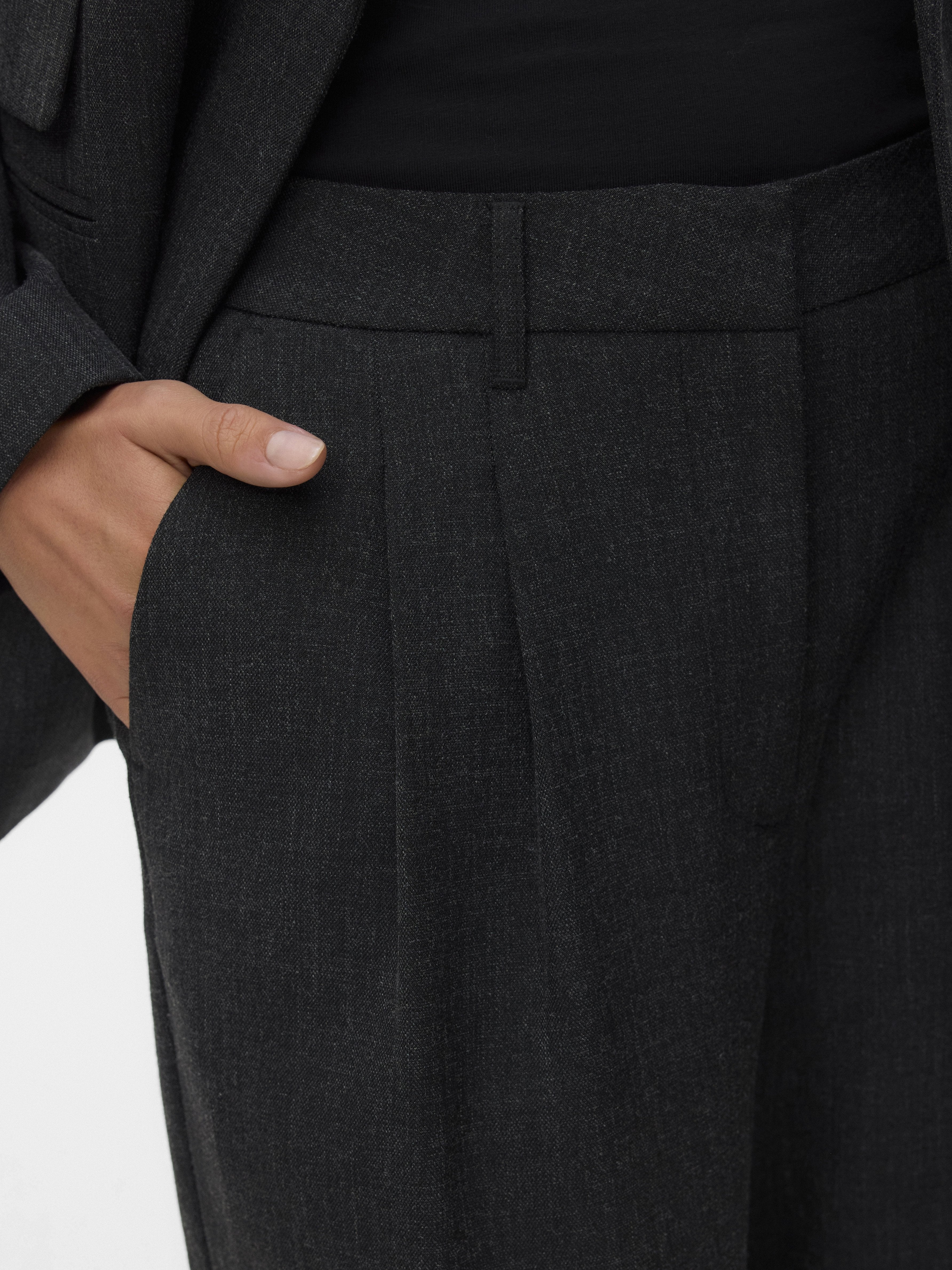 Vero Moda Wide-leg VMBESTIE Mid waist