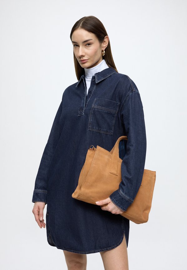 Marc O'Polo DENIM DENIM DRESSES, OVERSIZED FIT, LONGSLEEVE