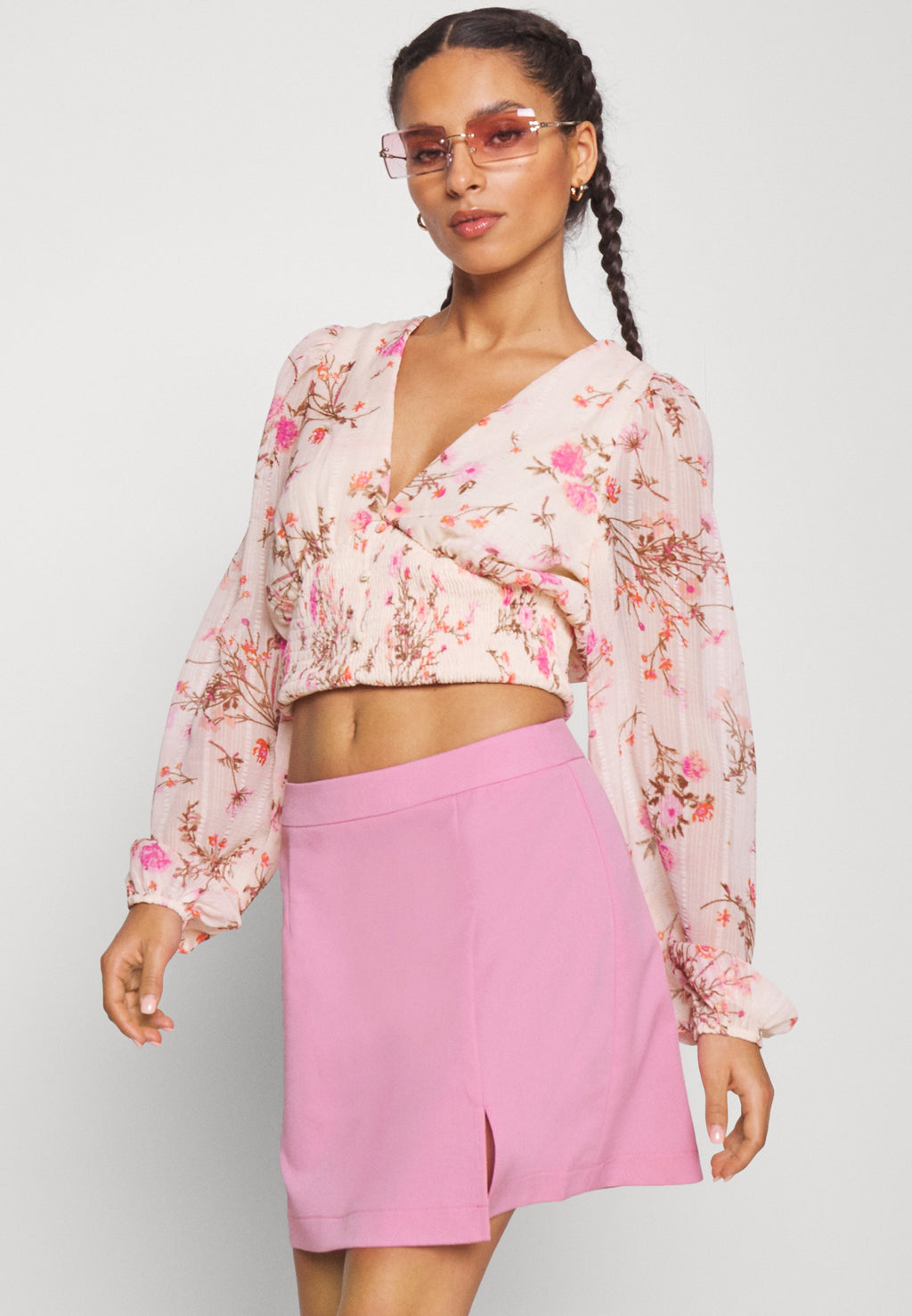 Pieces Petite PCTHELMA SKIRT HIGH WAIST STRAIGHT