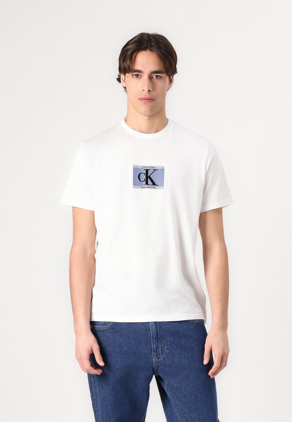 Calvin Klein UNISEX - Print T-shirt - bright white