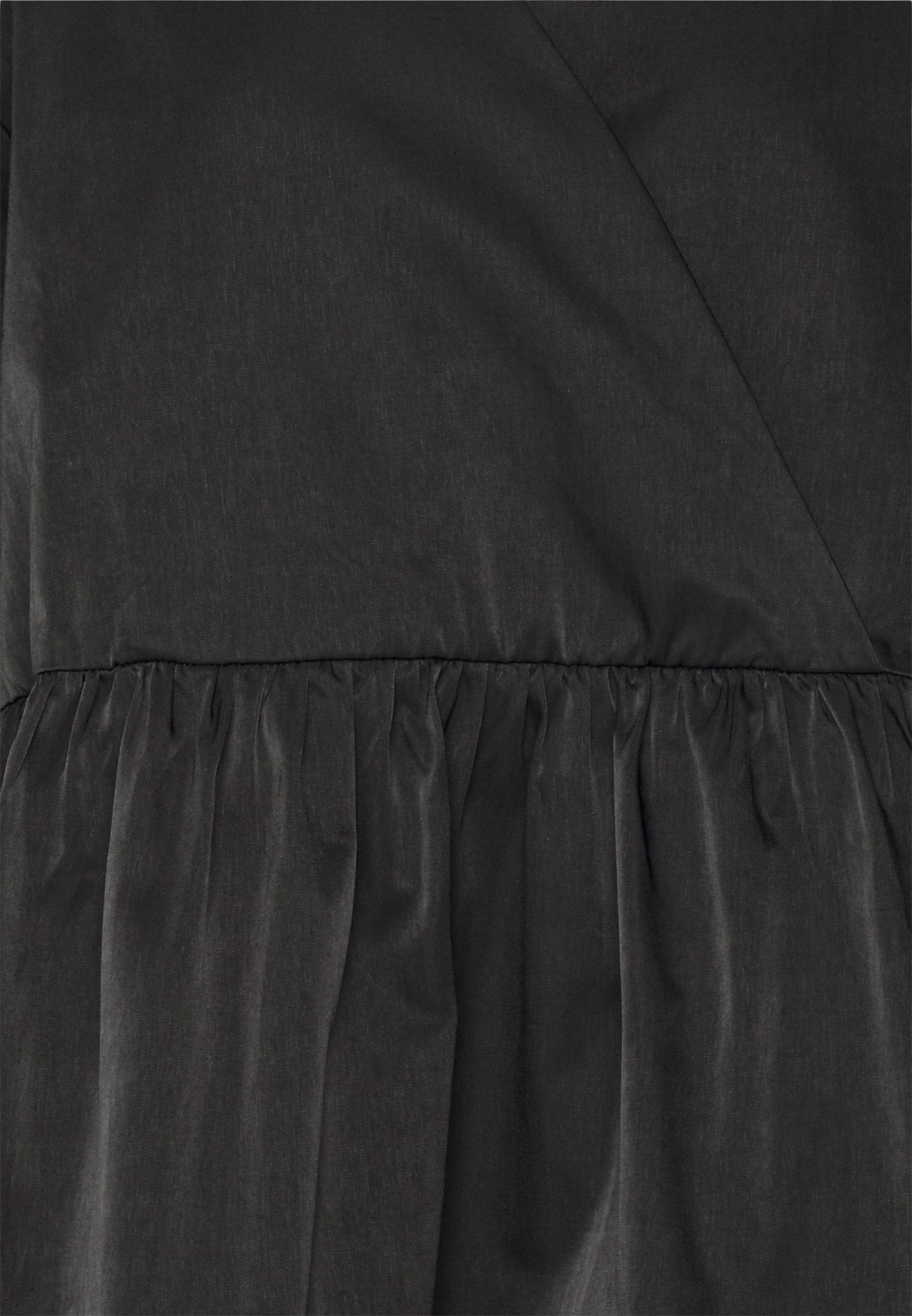 Glamorous Tall FIXED WRAP FRONT SMOCK DRESS WITH LONG SLEEVES