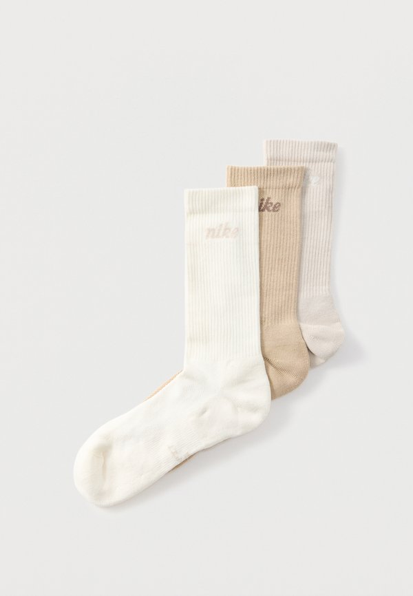 Nike Sportswear UNISEX 3 PACK - Socks - brown/beige/white