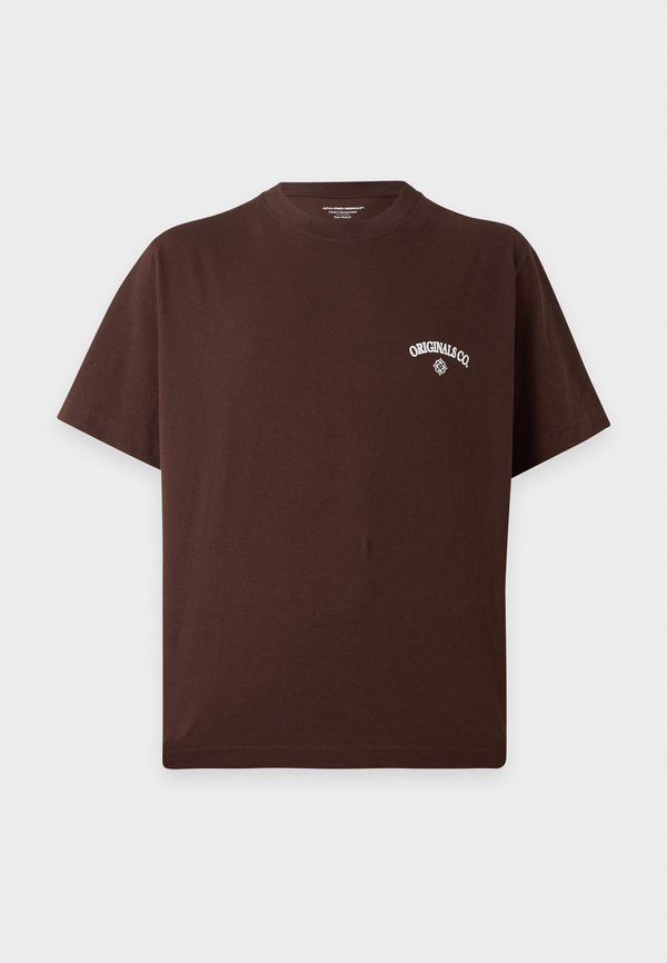 Jack & Jones JORSANTORINI TEE CREW NECK - Print T-shirt - java