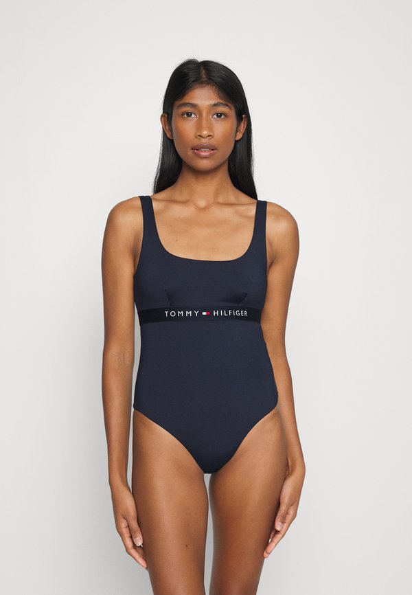 Tommy Hilfiger ONE PIECE - Swimsuit - desert sky