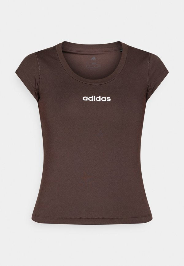 adidas Performance HYPERGLAM BABY - Basic T-shirt - aurora coffee