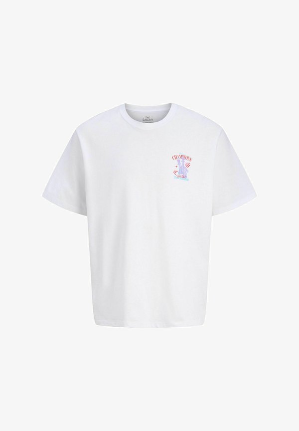 Jack & Jones T- - Print T-shirt - bright white