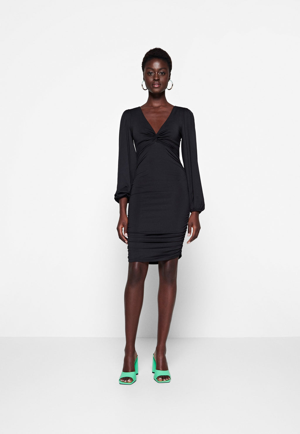 Nly by Nelly BALLOON SLEEVE TWIST DRESS
