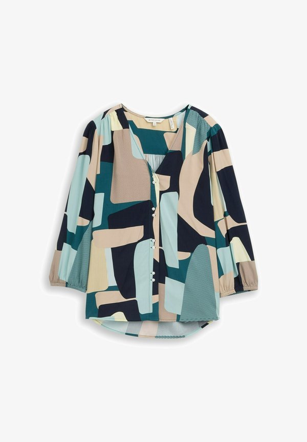 TOM TAILOR Blouse - abstract stripe print
