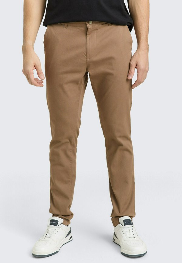 TOM TAILOR SLIM CHINO - Chinos - caribou beige