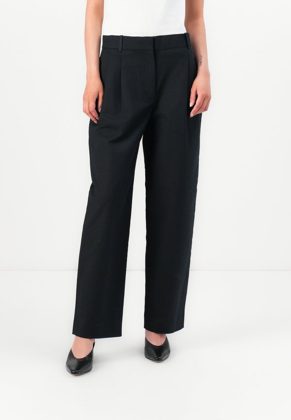 Calvin Klein WIDE LEG - Chinos - black