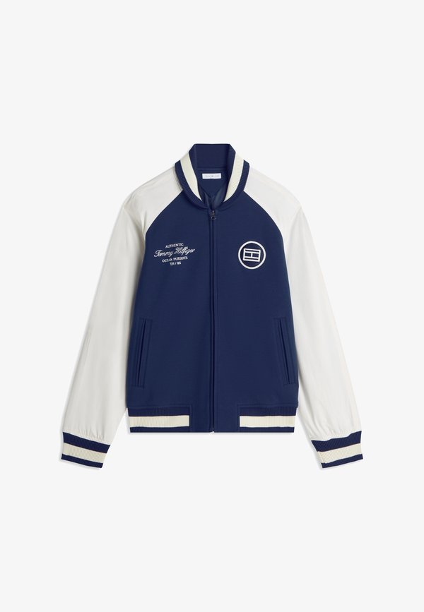 Tommy Hilfiger NAUTICAL SHAWL JACKET NAUTICAL HERITAGE - Bomber Jacket - carbon navy