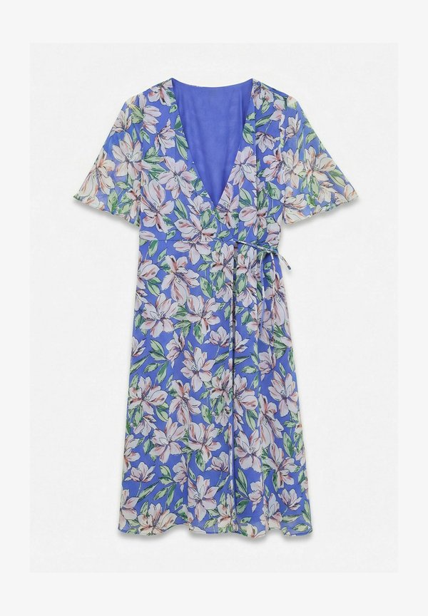 Vero Moda Curve Layered VMCZILLE Midi - Day dress - dazzling blue