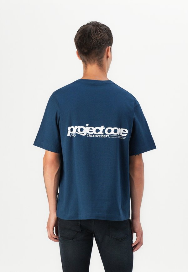 Jack & Jones Backprintet - Print T-shirt - titan
