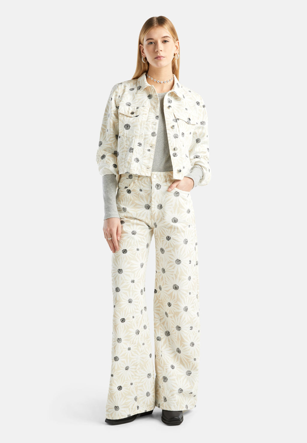 United Colors of Benetton FIVE POCKETS-WIDE LEG