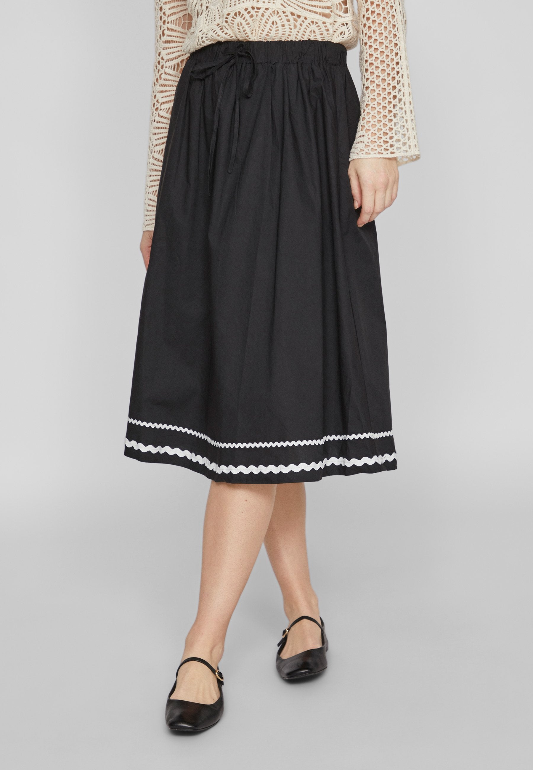 VILA VIAJLA MIDI SKIRT