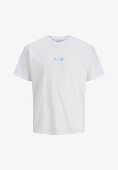 Jack & Jones T- - Print T-shirt - bright white