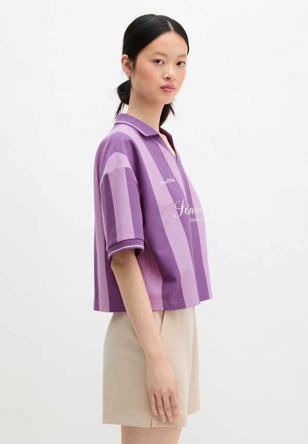 Marc O'Polo MOP CLUB '67 FOOTBALL TRIKOT SHIRT, CROPPED, STRIPED
