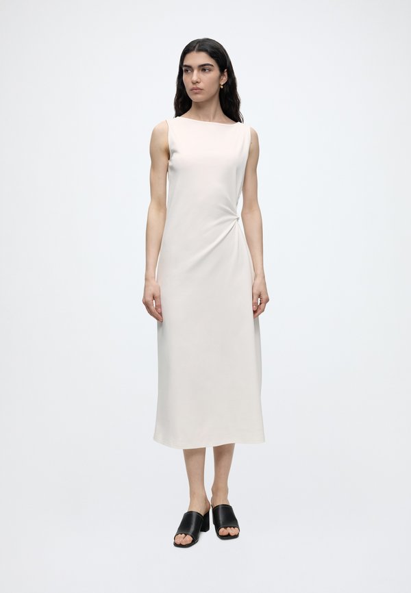 Tommy Hilfiger KNOT DETAIL DRESS  - Jersey dress - ecru