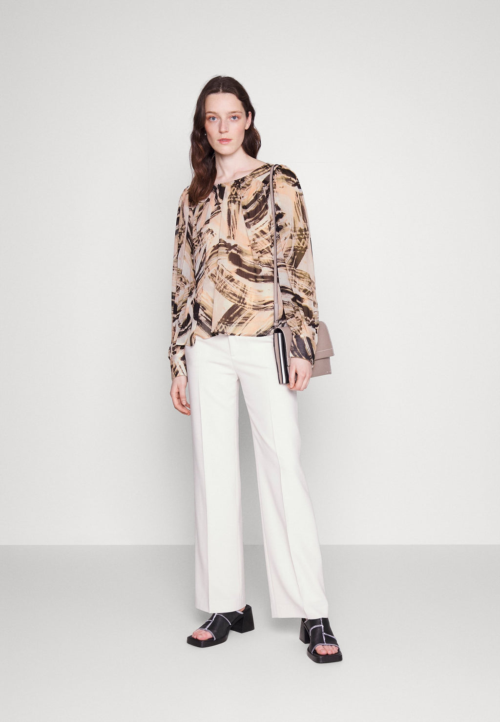 DKNY PEASANT BLOUSE