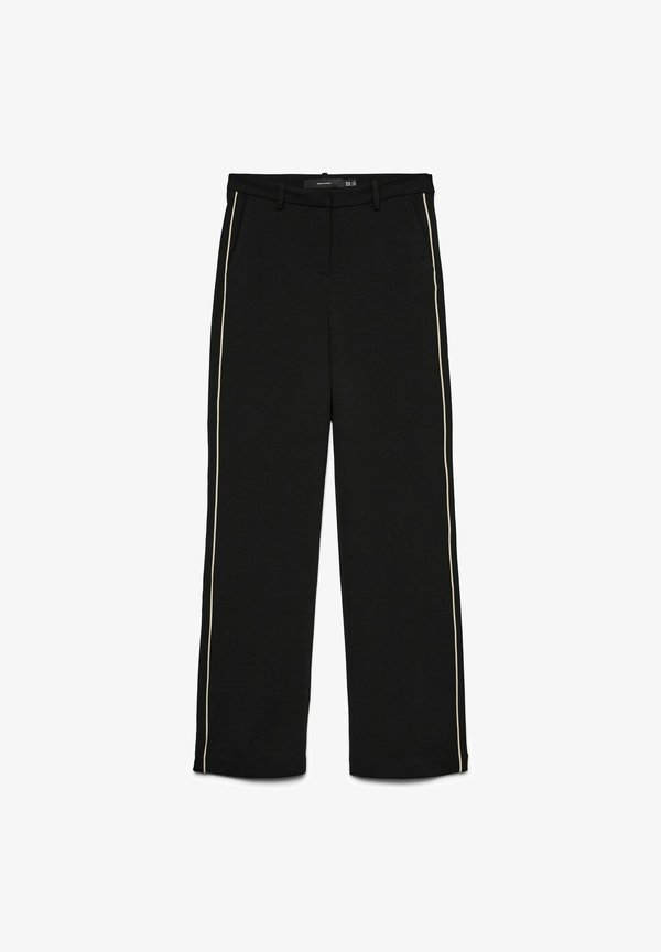 Vero Moda VMZAMIRA STRAIGHT - Trousers - black