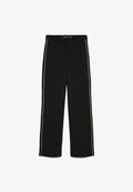 Vero Moda VMZAMIRA STRAIGHT - Trousers - black